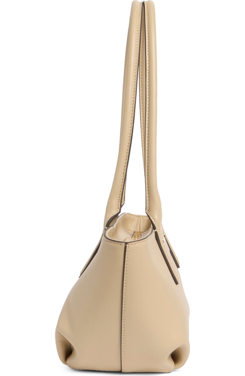 rag & bone Realm Leather Satchel, Alternate, color, Greige