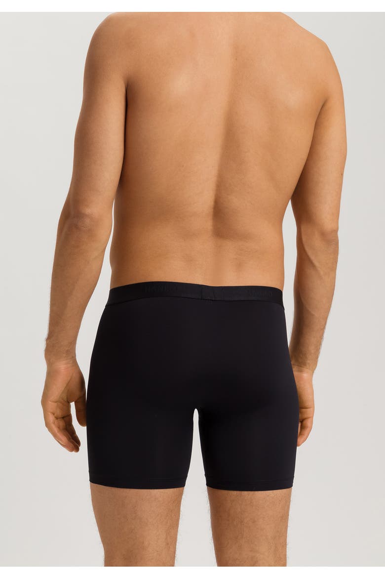 Micro Touch Long Boxer Brief, Alternate, color, Black