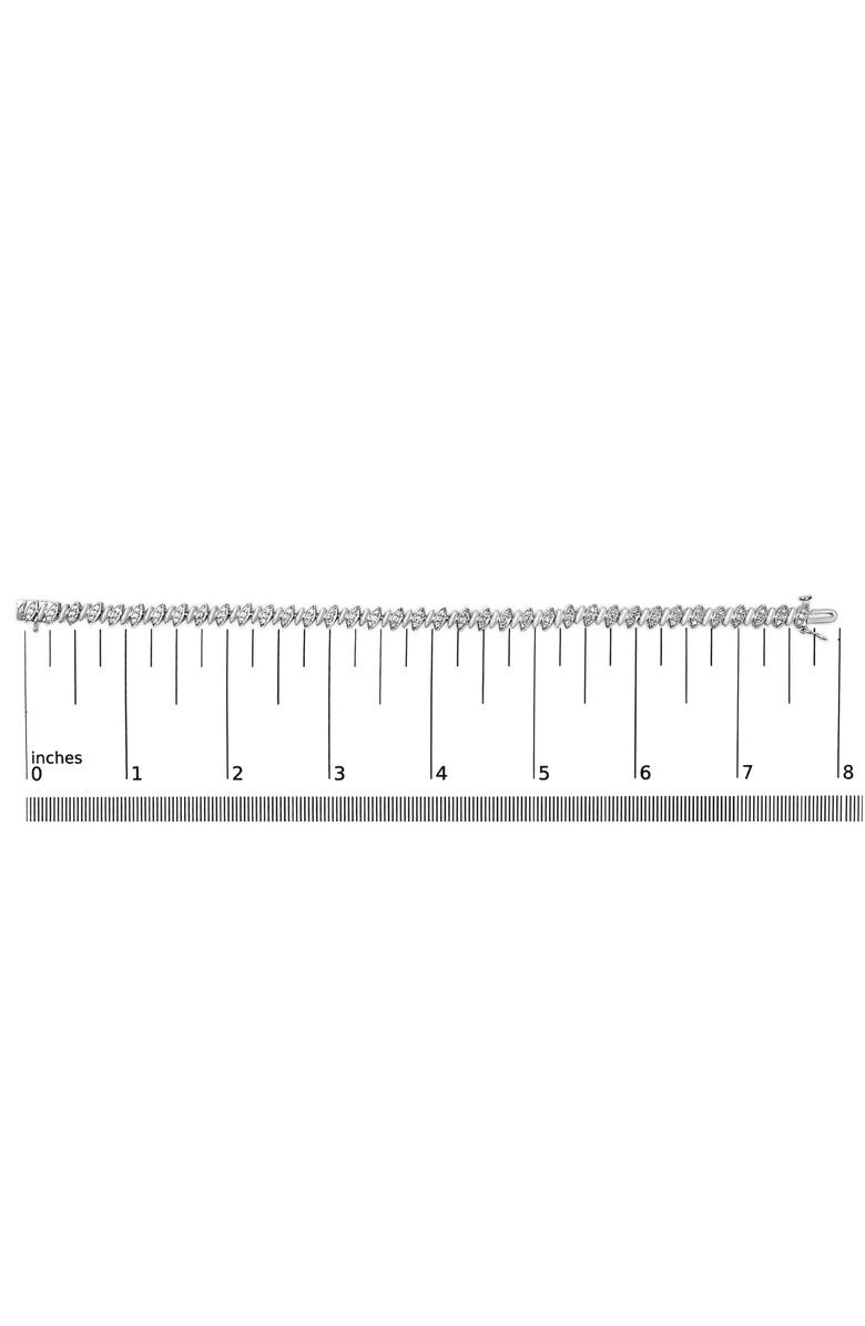 Haus of Brilliance Silver 1.00 Cttw Marquise Link Bracelet, Alternate, color, White