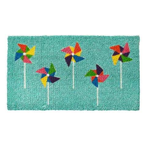 Pinwheel Coir Mat Multi Coir Summer