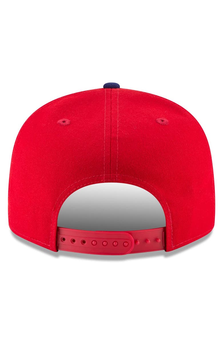 New Era Men's New Era Red Philadelphia Phillies 2025 MLB Postseason Side Patch 9FIFTY Snapback Hat, Alternate, color, 