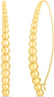 Roberto Coin Beaded Threader Earrings