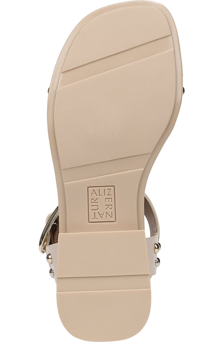 Naturalizer Brandy Stud Ankle Strap Sandal, Alternate, color, Ivory Mist