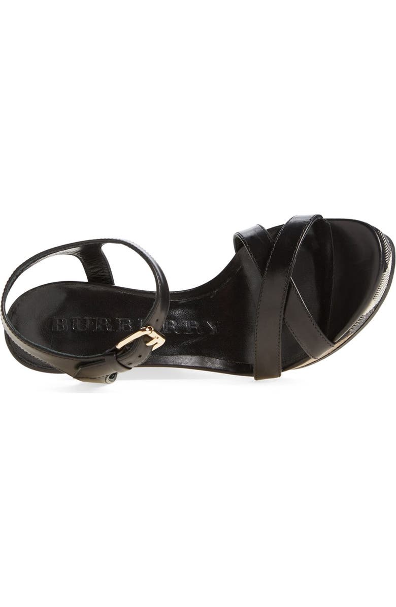 Burberry 'Rastrickson' Wedge Sandal, Alternate, color,