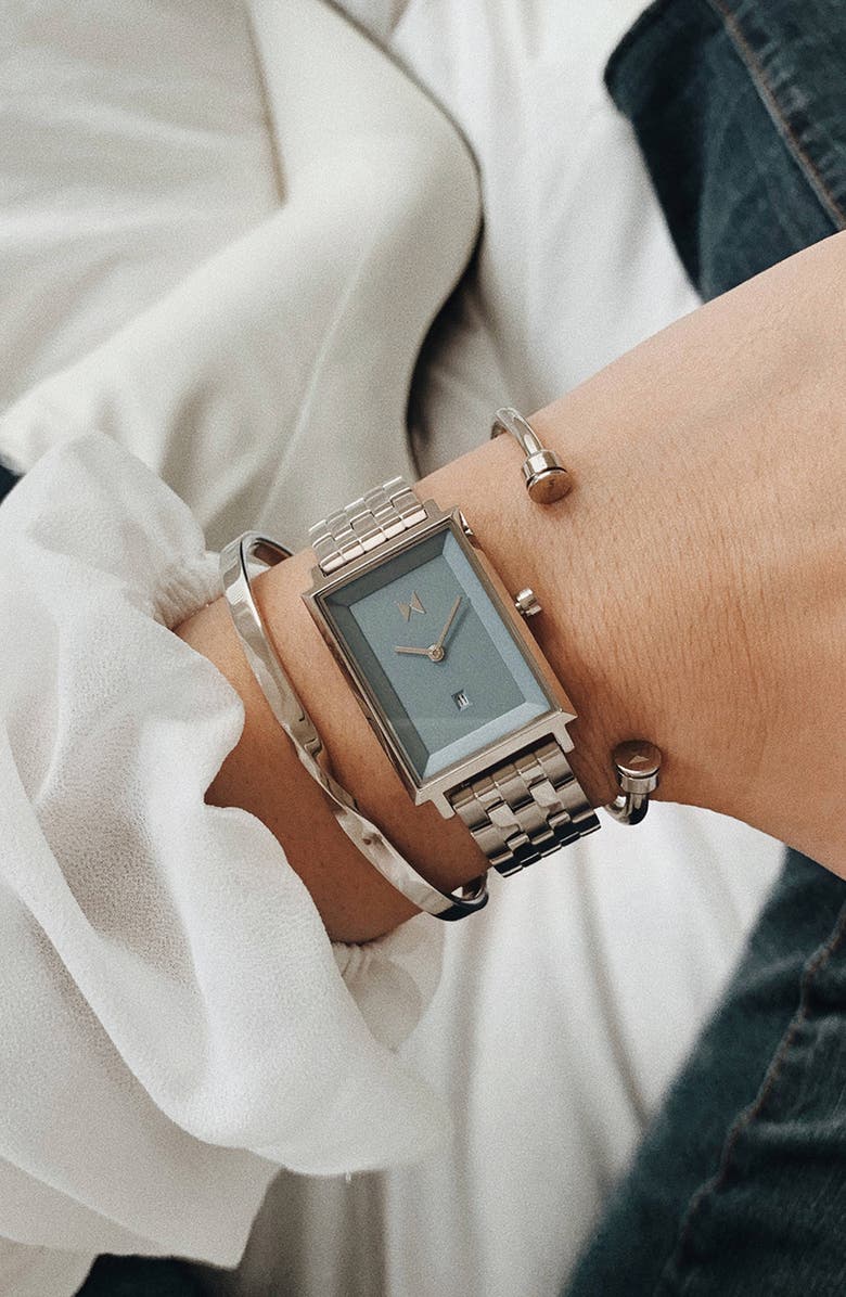 MVMT Signature Square Bracelet Watch, 24mm, Alternate, color,