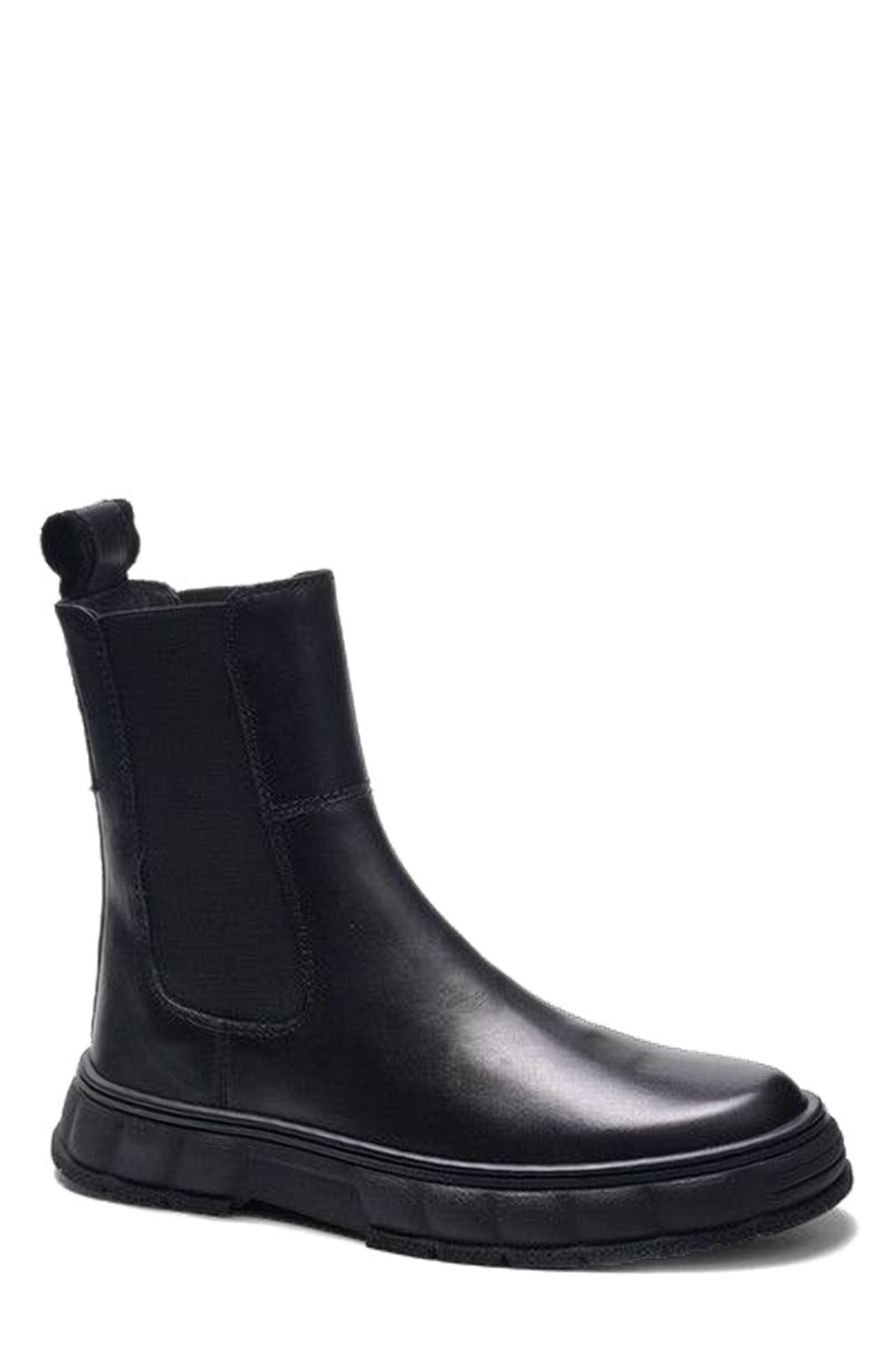 A. Veer Stratus Chelsea Boot, Alternate, color, Black Leather