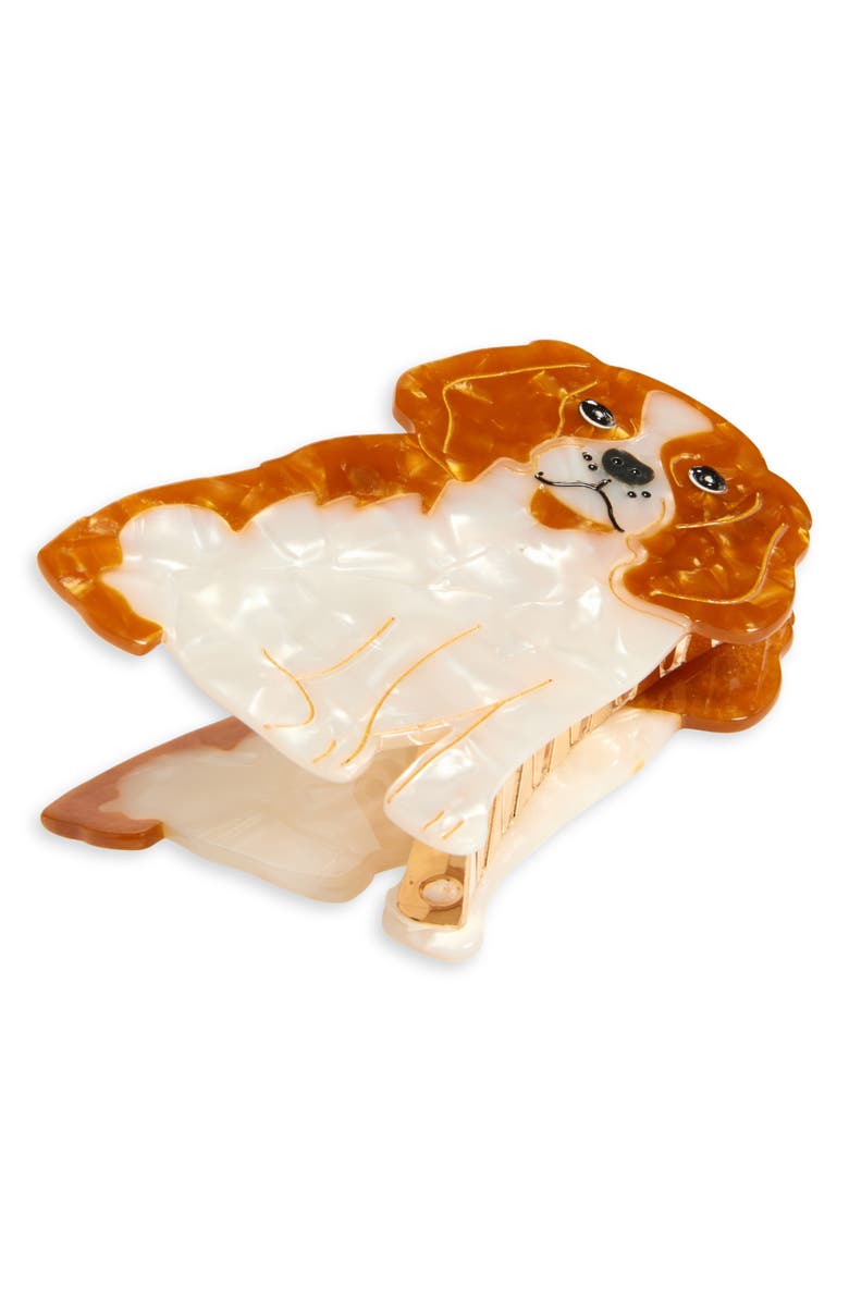 Solar Eclipse King Charles Spaniel Claw Clip, Main, color, 
