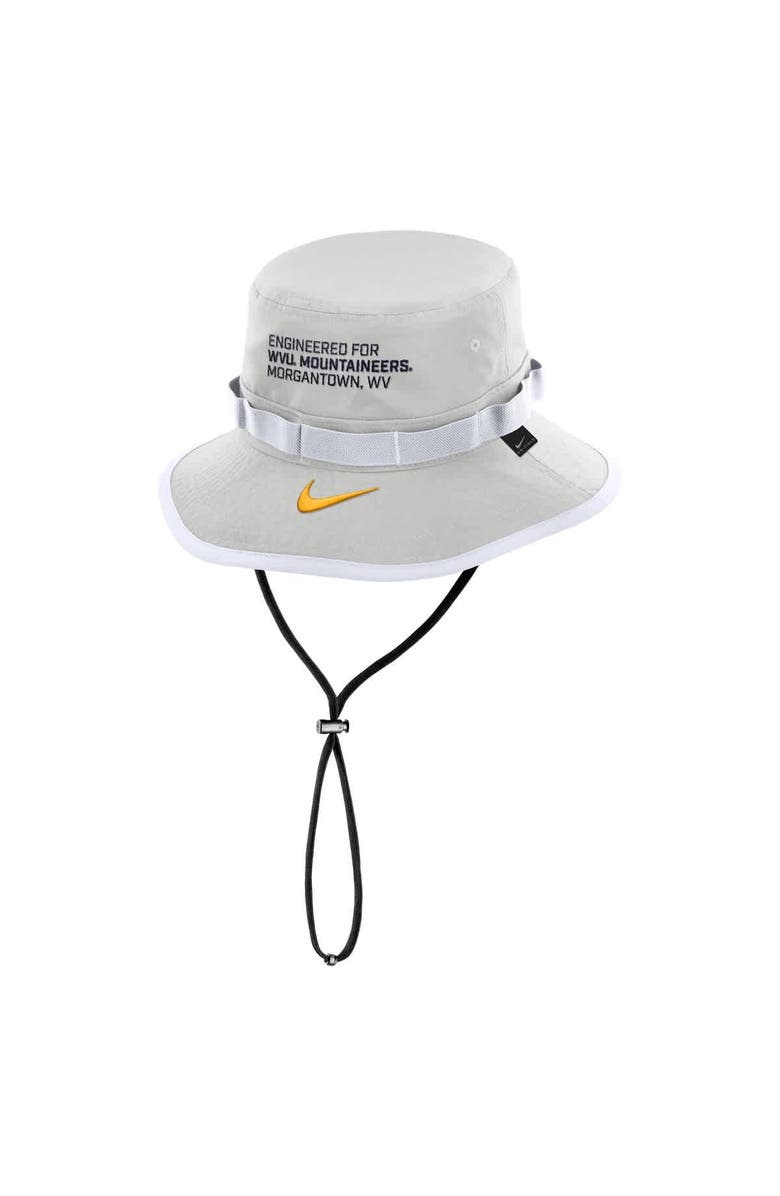 Nike Men's Nike Gray West Virginia Mountaineers 2025 Sideline Apex Boonie Bucket Hat, Alternate, color, Gray