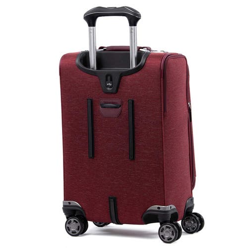 Travelpro Platinum Elite Softside Expandable 20-inch Carry-on Luggage, Fits Up To 15" Laptop In Bordeaux