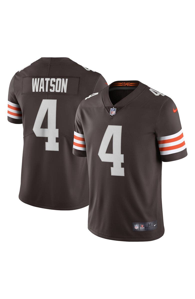 Nike Men's Nike Deshaun Watson Brown Cleveland Browns Vapor Limited Jersey, Main, color, Brown