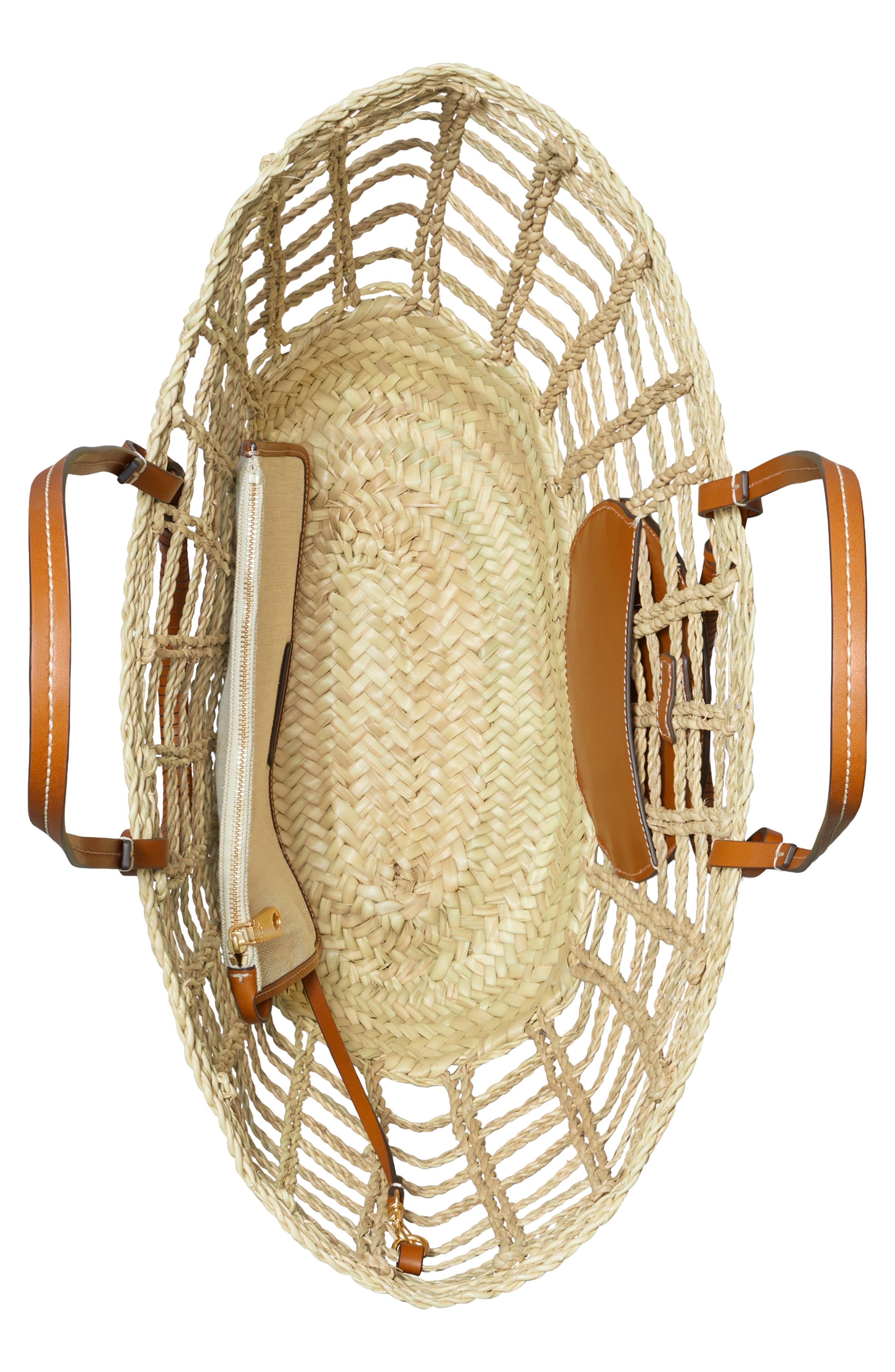 Tory Burch Ella Open Basket Tote, Alternate, color, 