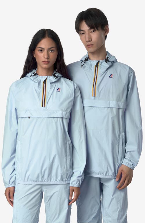 K-way Le Vrai 4.0 Leon Water Repellent Anorak In Blue Baby