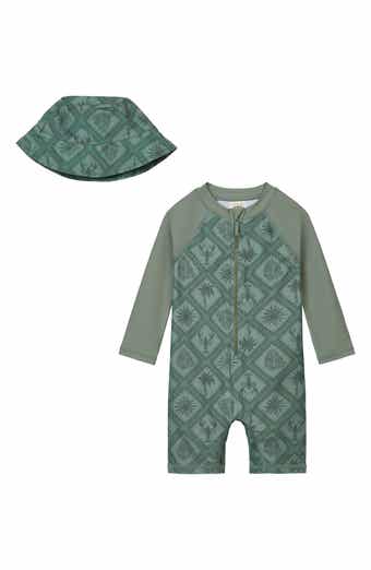 OSHKOSH BGOSH Long Sleeve Rashguard & Bucket Hat Set