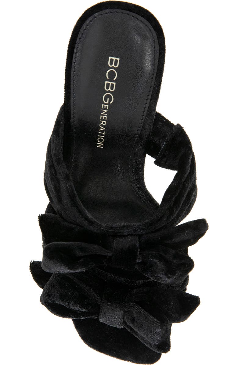 BCBGeneration Ramira Slide Sandal, Alternate, color, Black Velvet