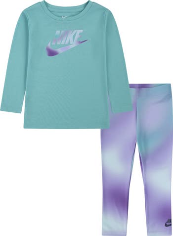 Kids' Long Sleeve Graphic T-Shirt & Leggings Set
