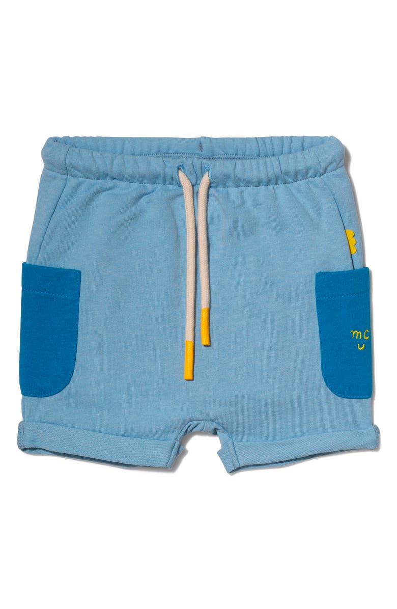 Mon Coeur Cotton Shorts, Main, color, Placid Blue/ French Blue