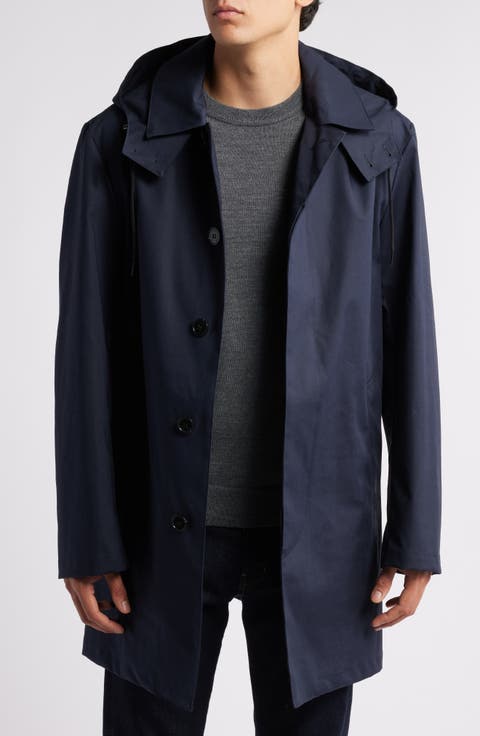 ROTHES BACK TAB LONG PEA COAT CAMEL | LM-1091/J | MACKINTOSH