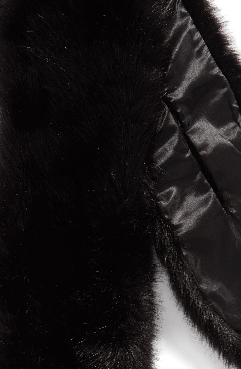 Sole Society Oversize Faux Fur Wrap, Alternate, color,