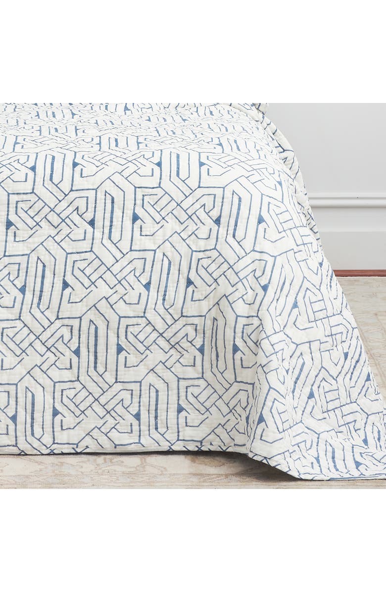 ELISABETH YORK Marlowe Storm Quilt, Alternate, color, White