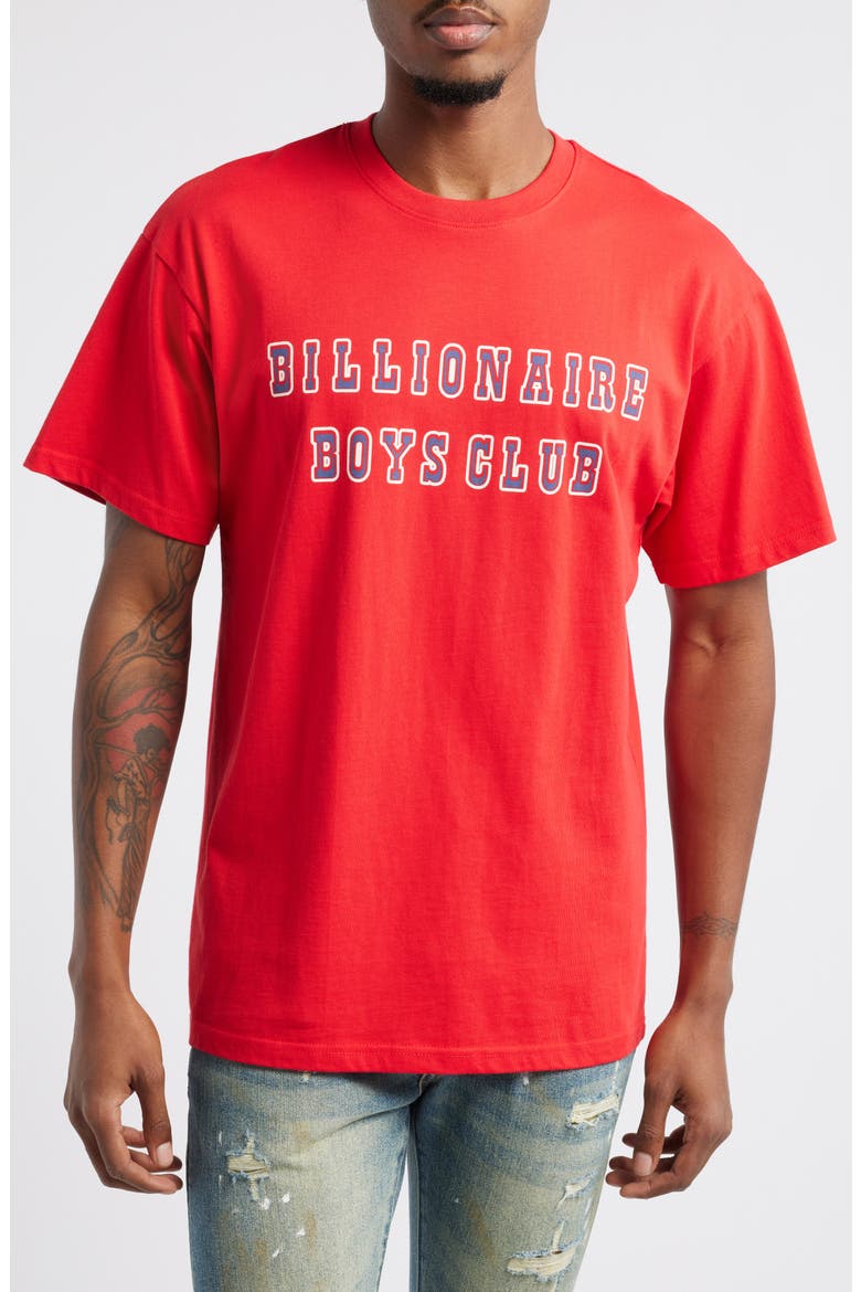 Ranch Logo Cotton Graphic T-Shirt, Main, color, RACING RED