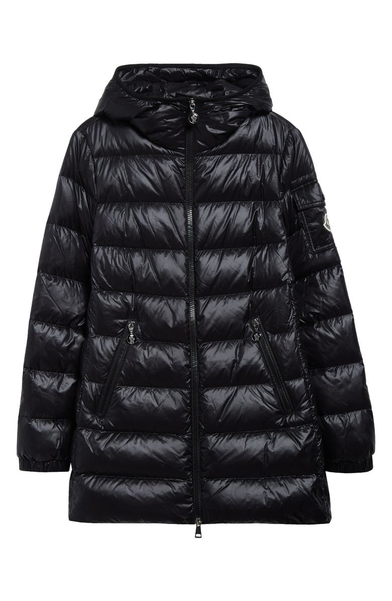 Moncler Glements Down Parka, Alternate, color, Black