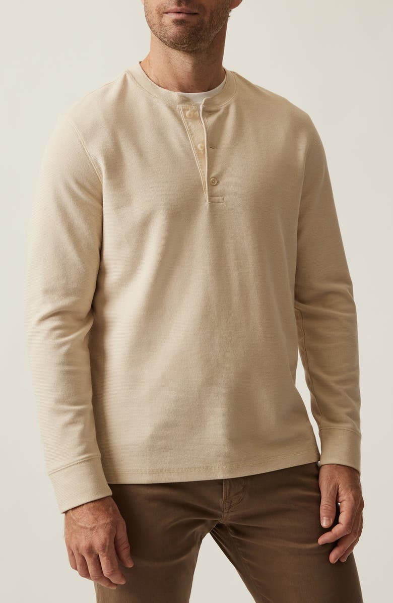 34 Heritage Long Sleeve Pima Cotton Blend Henley, Main, color, Oatmeal
