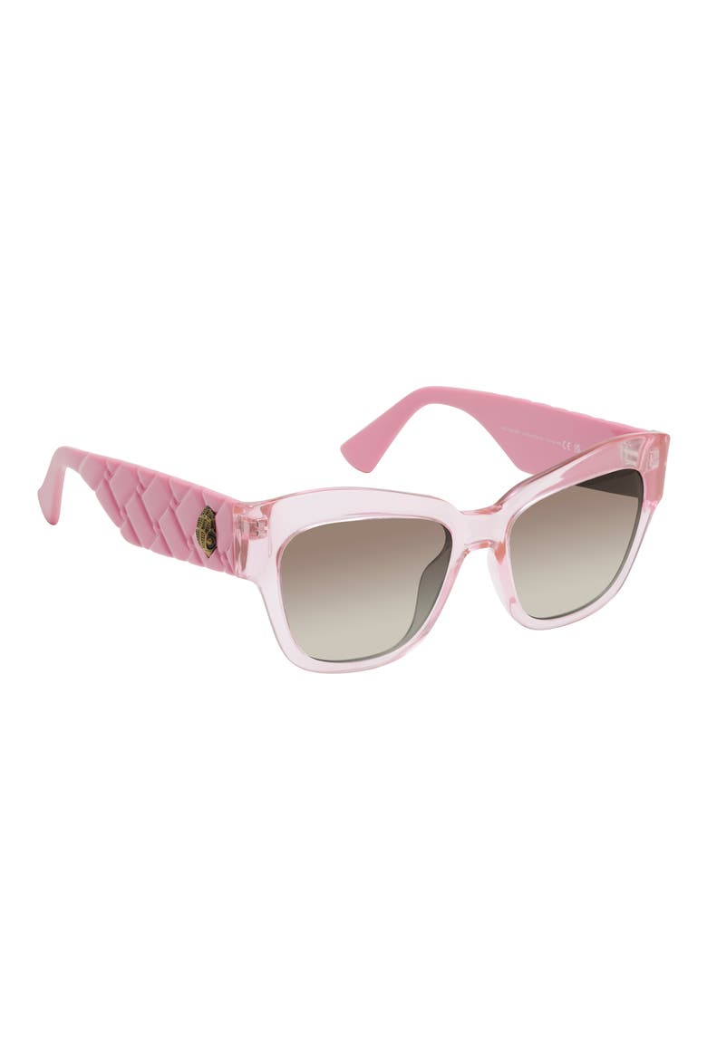 53mm Cat Eye Sunglasses, Alternate, color, LIGHT PINK PASTEL/ ROSE