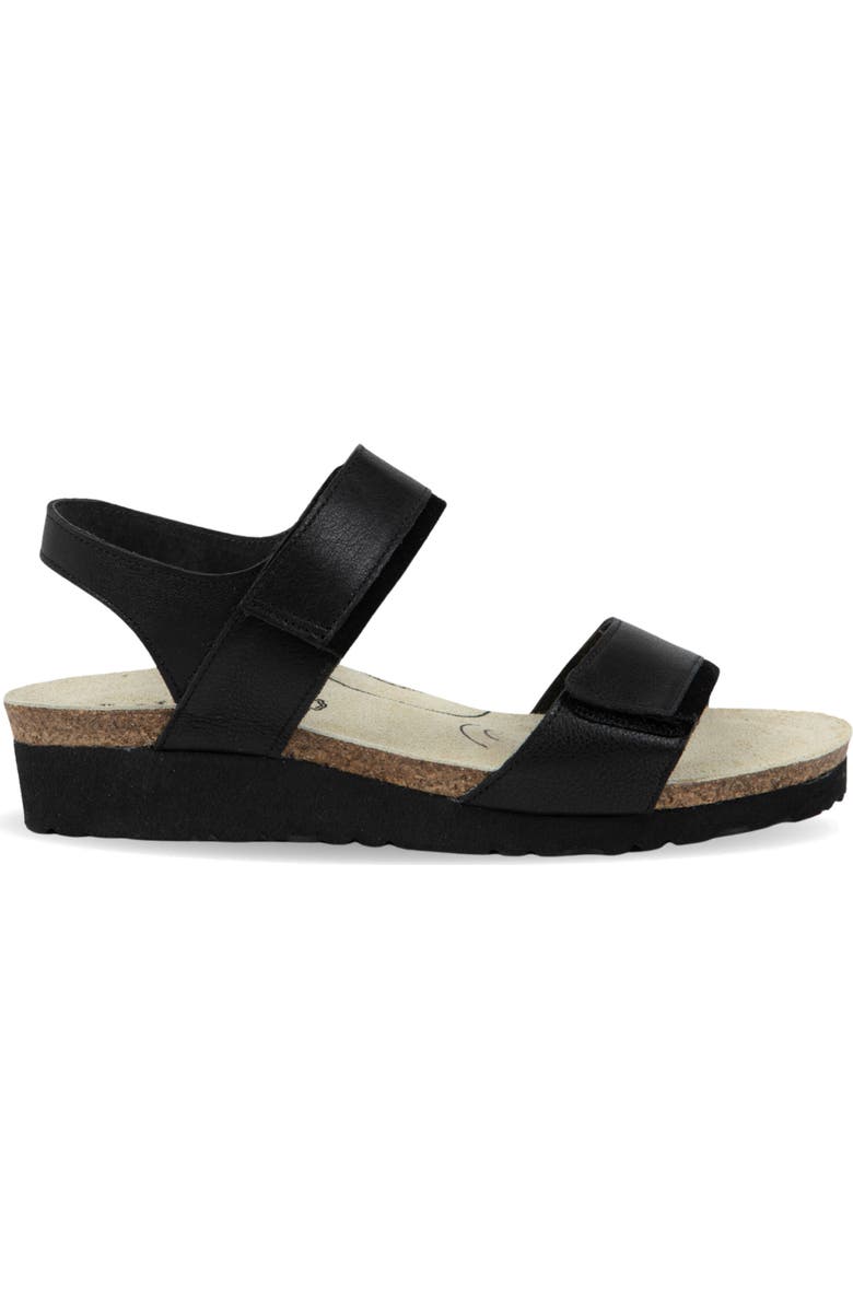Naot Aisha Arch Pro Sandal, Alternate, color, Black Leather