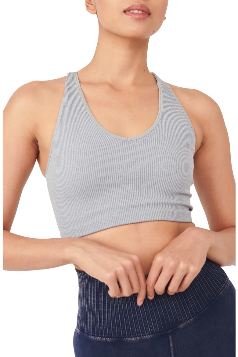 FP Movement Free Throw Crop Tank, Main, color, HEATHER GREY