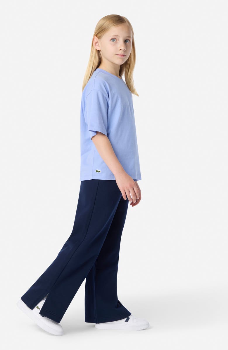 Lacoste Kids' Wide Leg Sweatpants, Alternate, color, Marine
