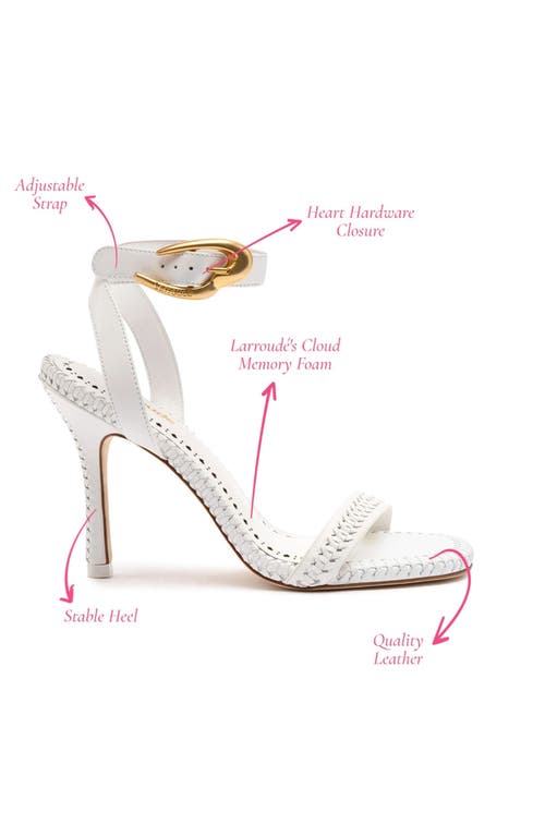 Larroude Larroudé Verona Sandal In White