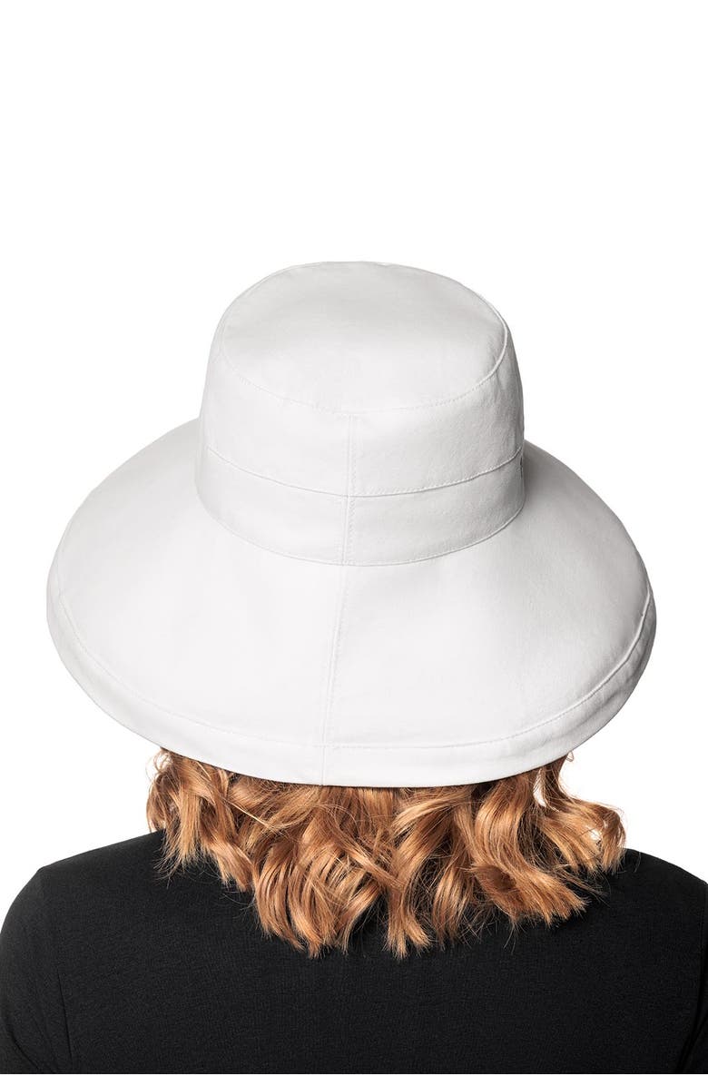 Coolibar Women's Kettle Brim Hat - UPF 50+ Sun Protection - Sydney, Alternate, color, White