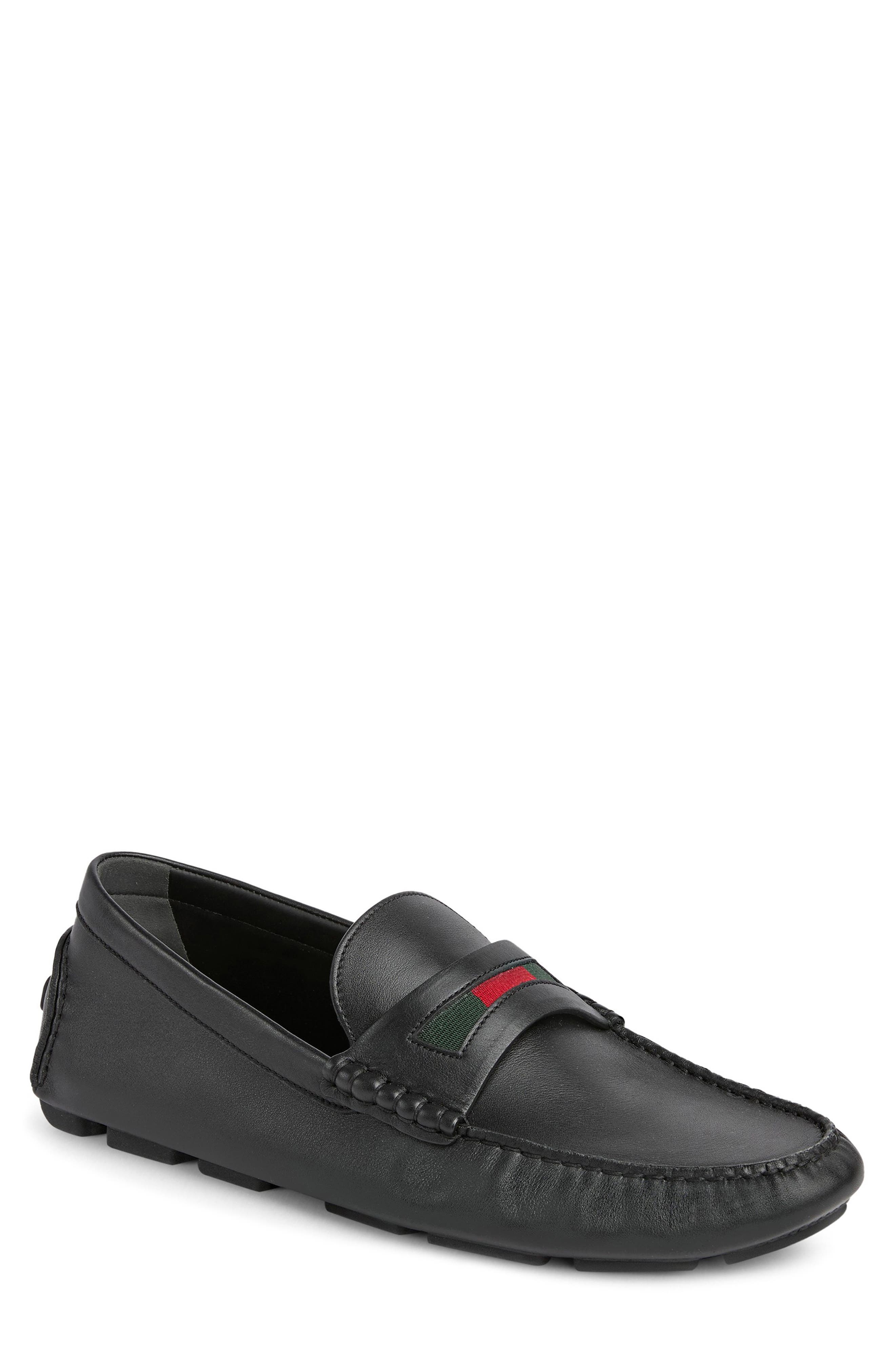 Gucci Havel Driving Loafer, Main, color, Black