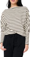 GIBSONLOOK Slouchy Stripe Sweater