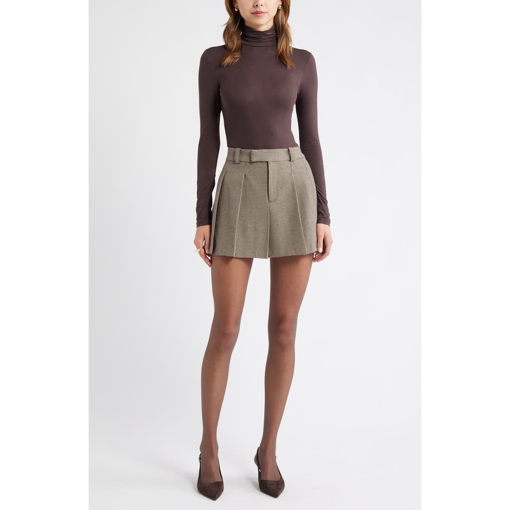 Open Edit Knit Turtleneck In Brown