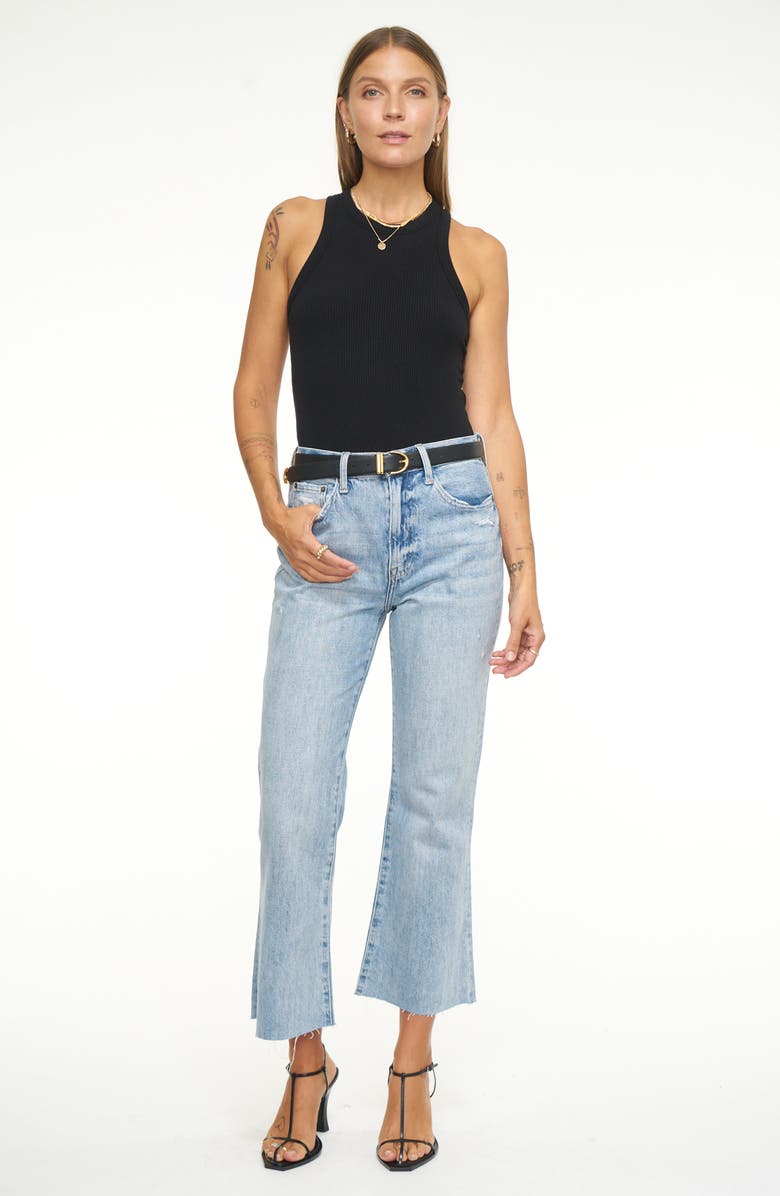 Pistola Stevie Raw Hem Ankle Flare Jeans, Alternate, color, 