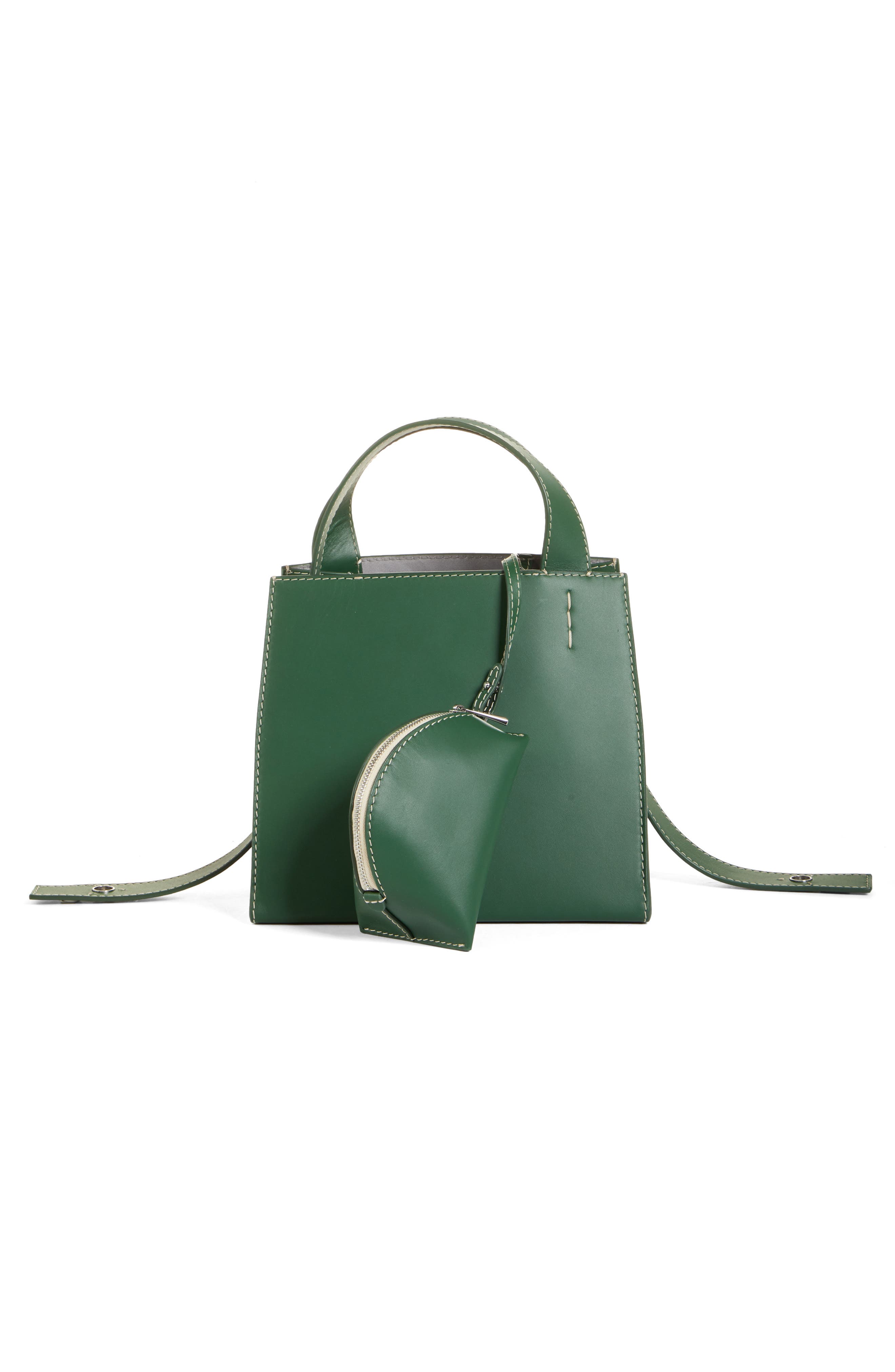 Danse Lente Margot Leather & Genuine Shearling Tote Bag, Alternate, color, 