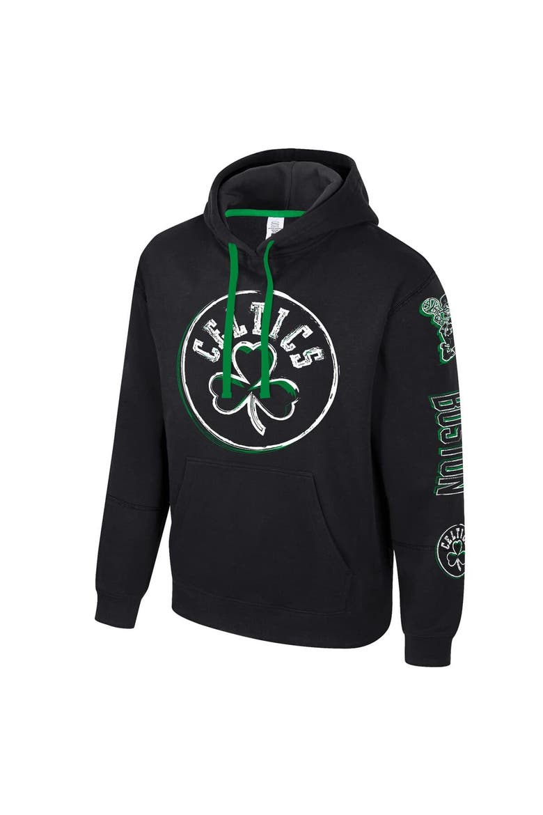 Unisex Stadium Essentials Black Boston Celtics Elementized Pullover Hoodie, Alternate, color, Black