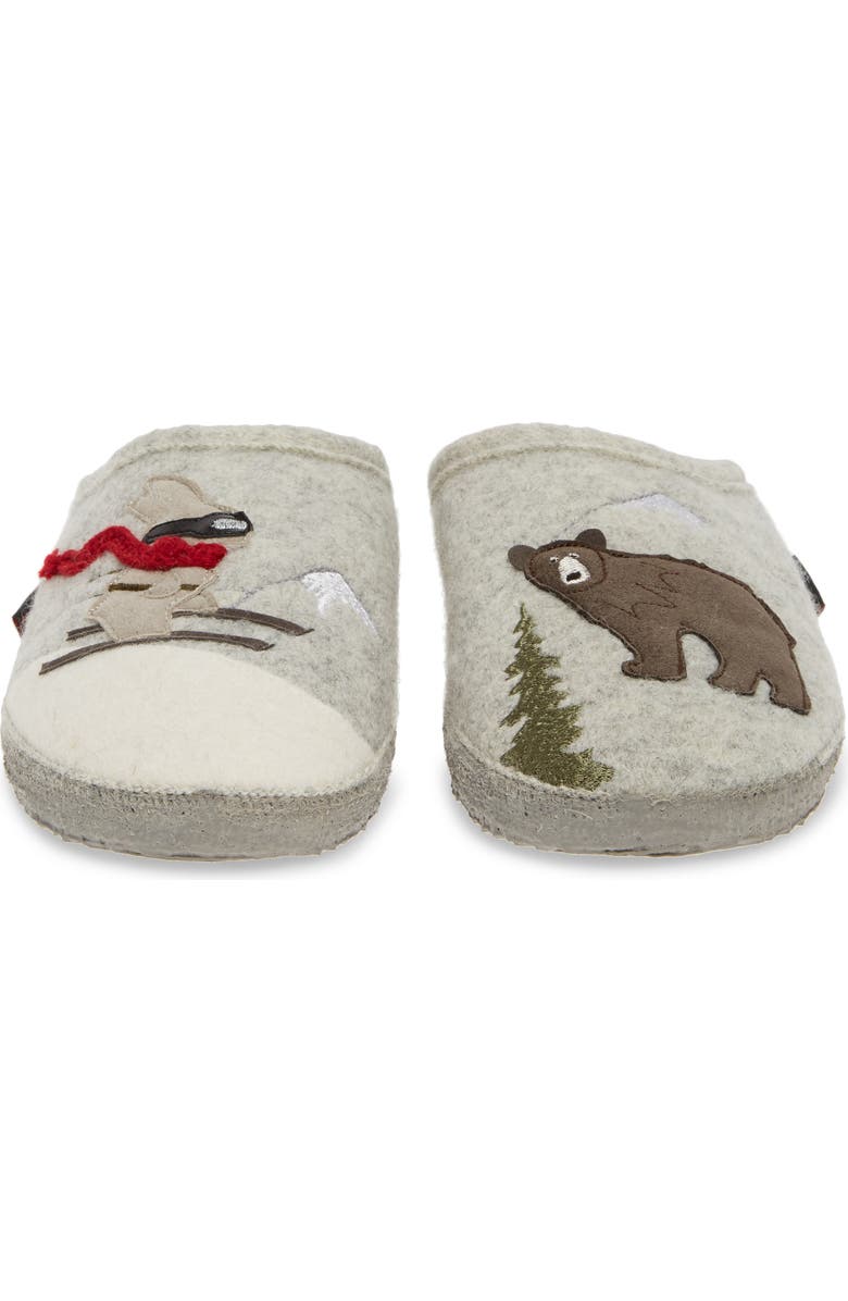 Giesswein Downhill Boiled Wool Slipper, Alternate, color,