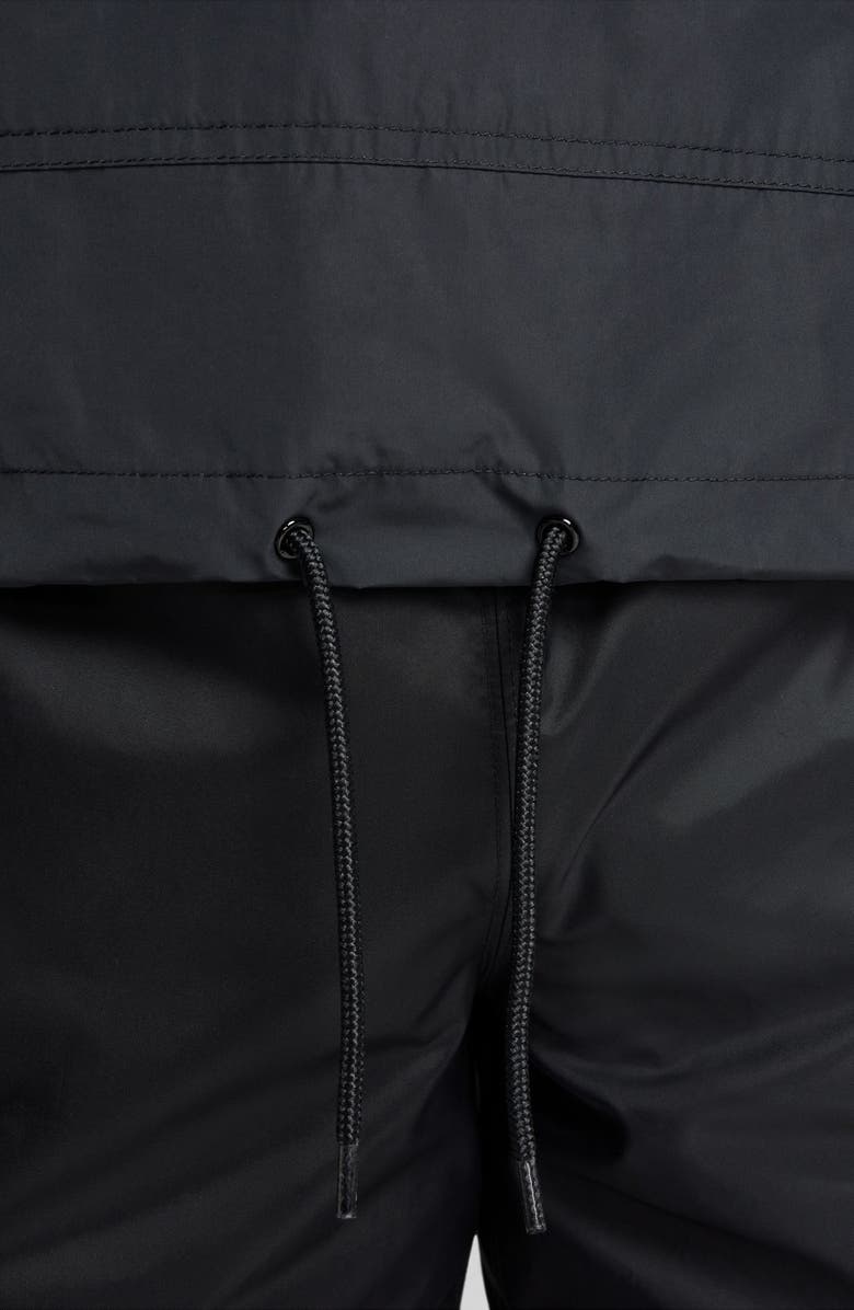 Nike Club Marina Water Repellent Hooded Anorak Jacket, Alternate, color, Photon Dust/ Black/ White