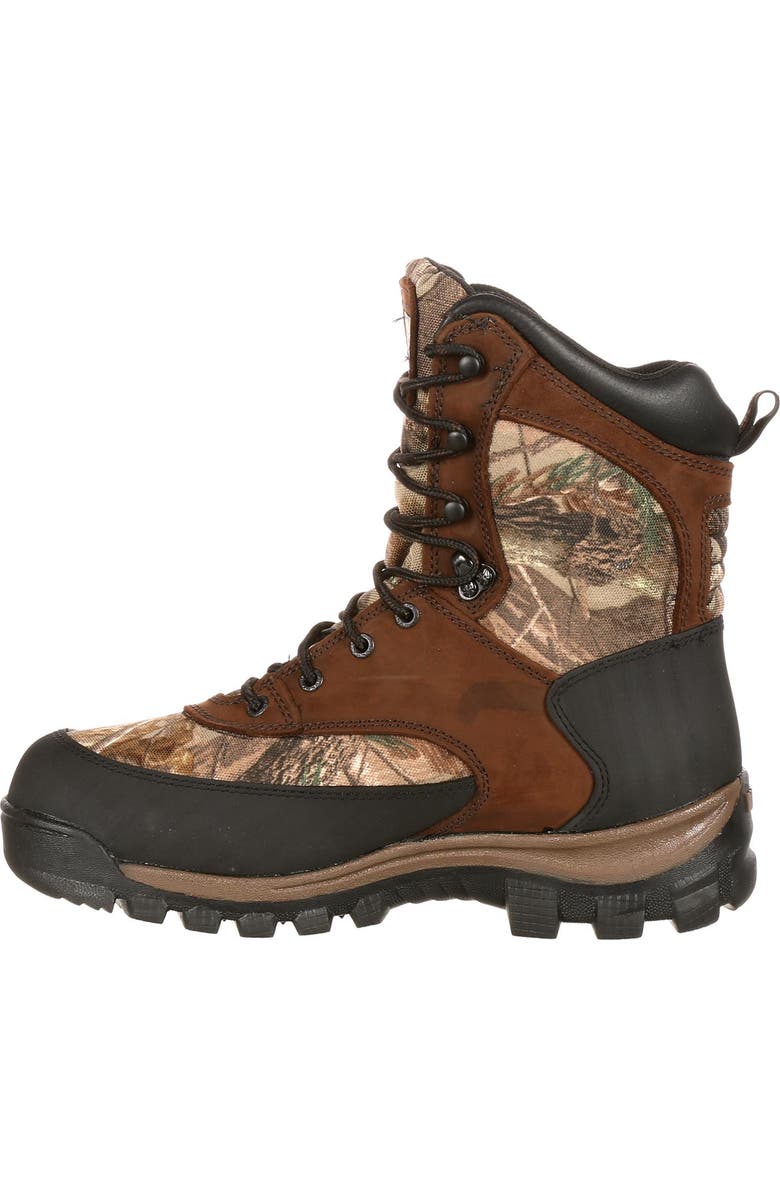 Rocky Waterproof 400G Insulated Outdoor Boot, Alternate, color, Brown Realtree Ap