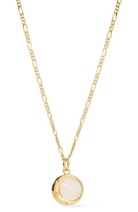 Mei Moon Pendant Necklace