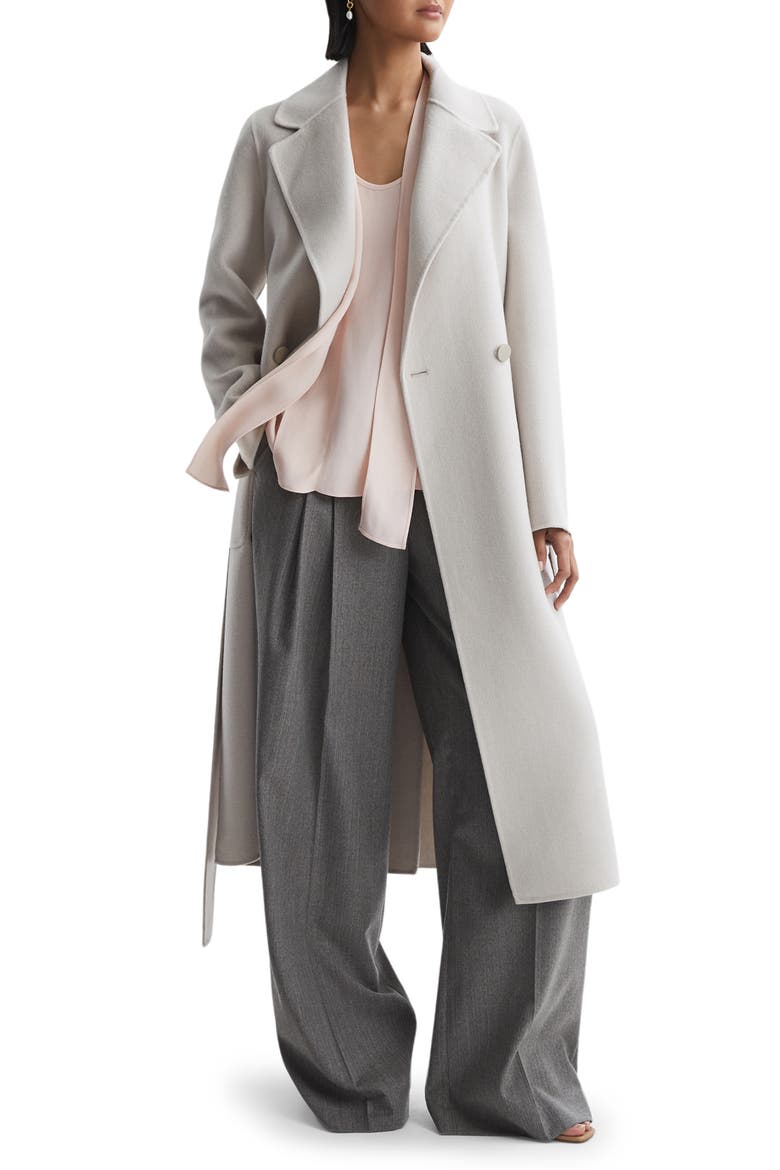 Calista Tie Neck Draped Shell, Alternate, color, LIGHT BEIGE