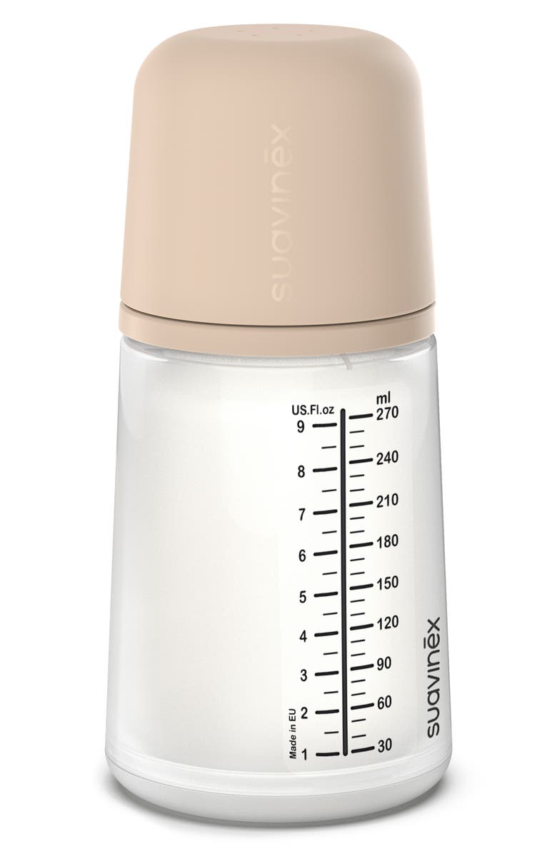 BEABA Suavinex Zerø.Zerø<sup>™</sup> 2-Pack Medium Flow Large Anti-Colic Bottle, Alternate, color, Light