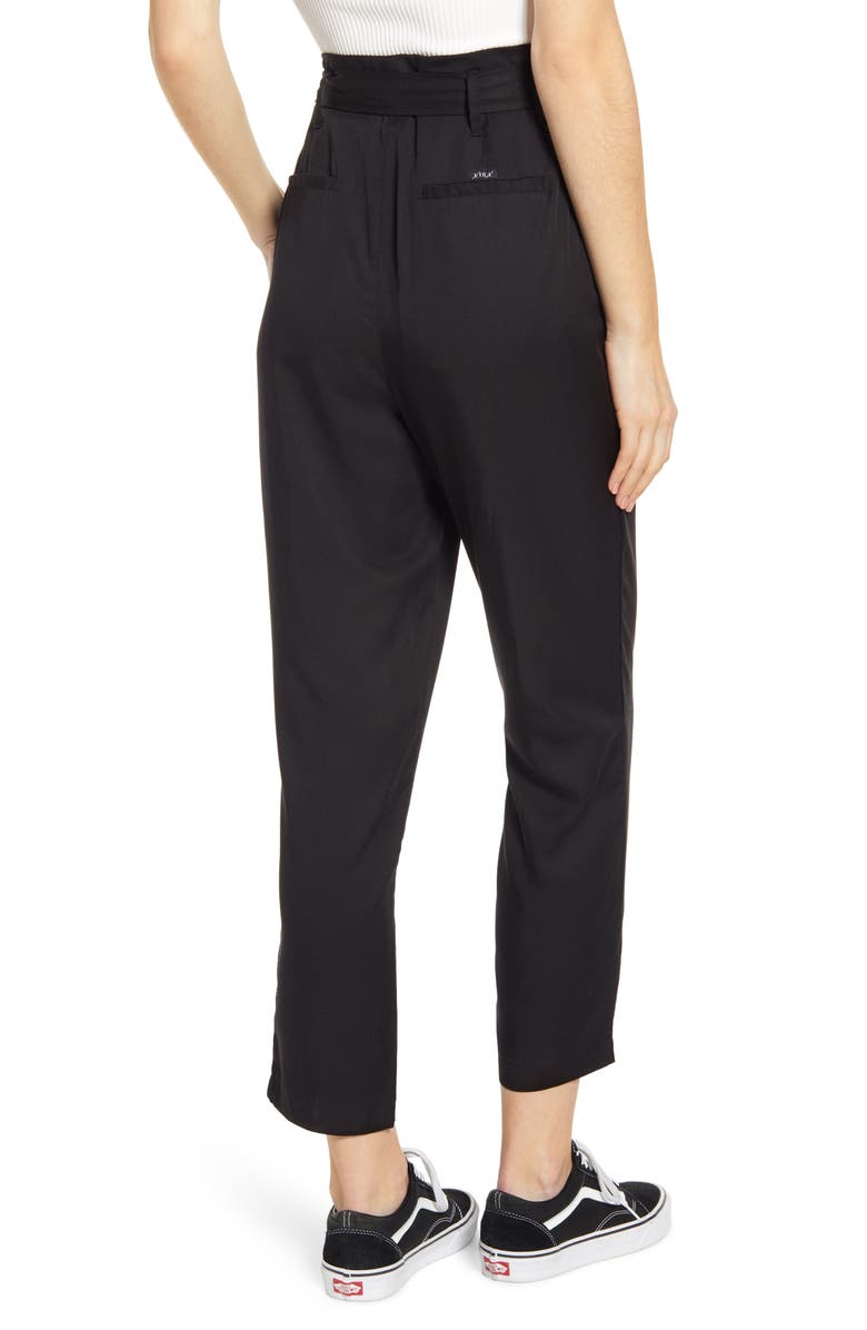 Lira Clothing Rita Tie Waist Crop Pants, Alternate, color, 