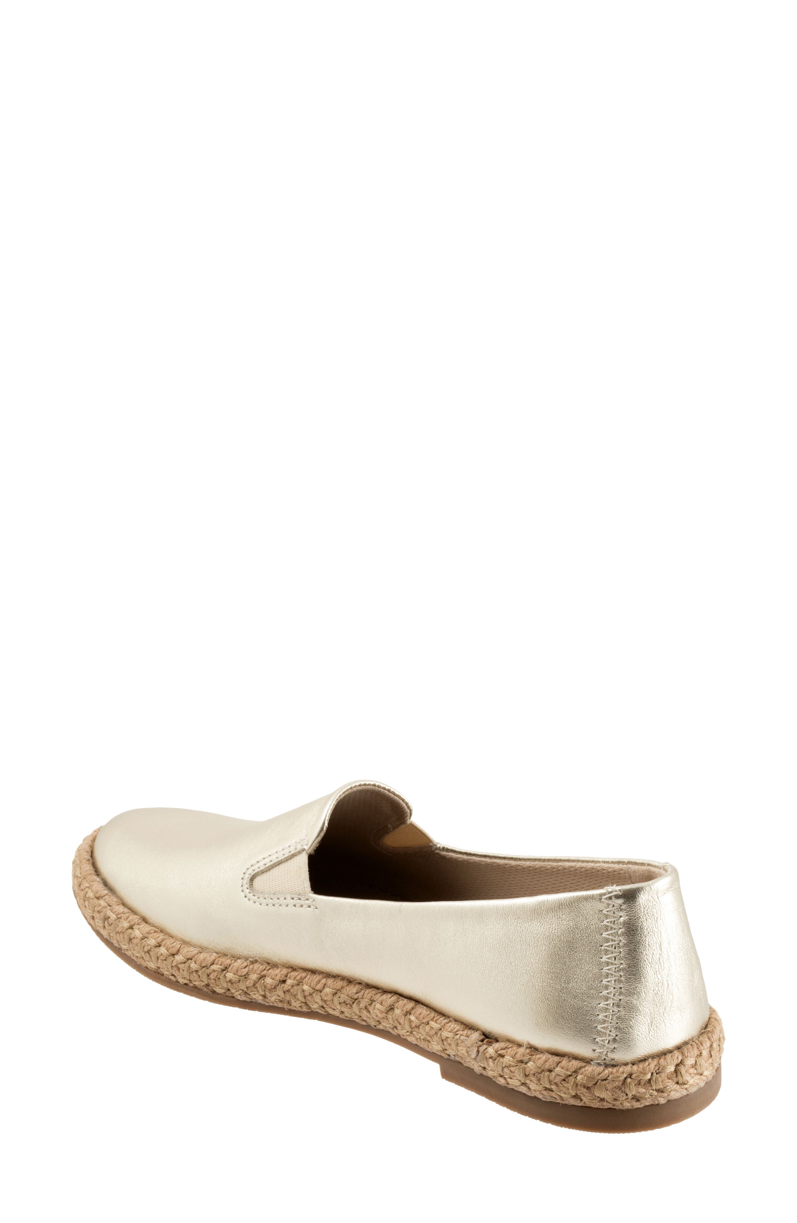 Poppy Espadrille Flat, Alternate, color, CHAMPAGNE