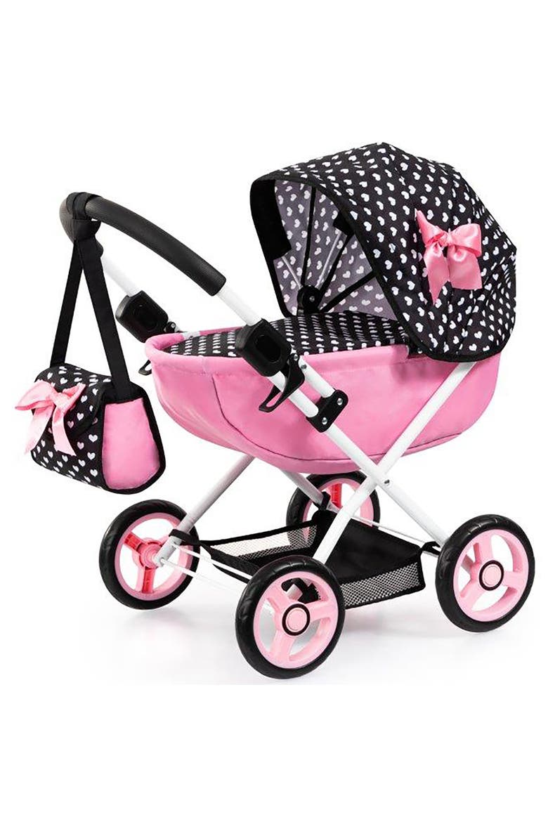 Doll Pram Cosy, Play Push Stroller, For Dolls Up To 18 Inches, Kids 3+, Main, color, Multicolored