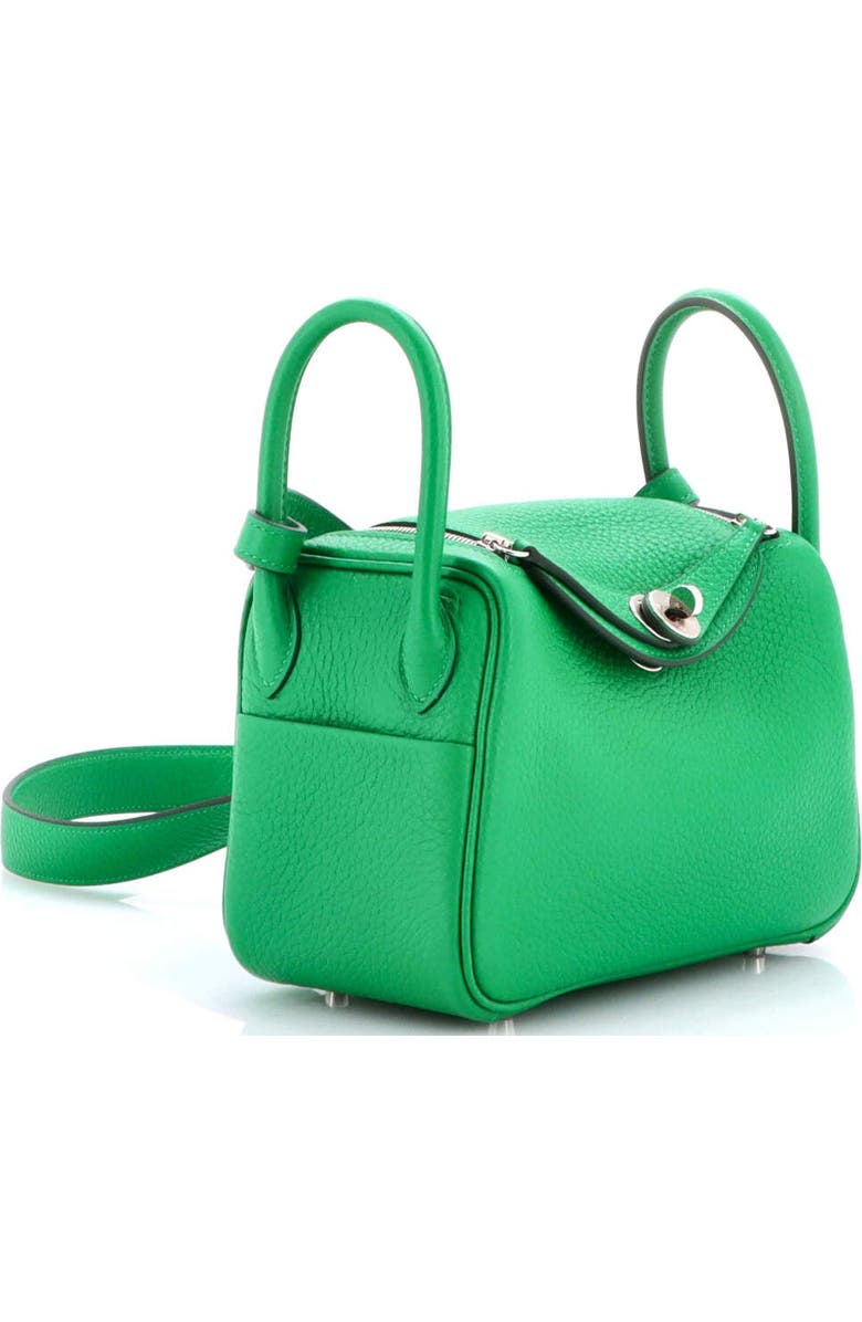 Pre-Owned Hermes Lindy Bag Clemence Mini, Alternate, color, Green
