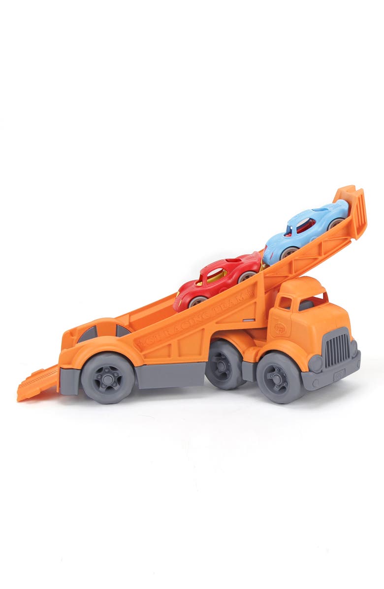 Green Toys 3-Piece Racing Truck Set, Alternate, color, Multi