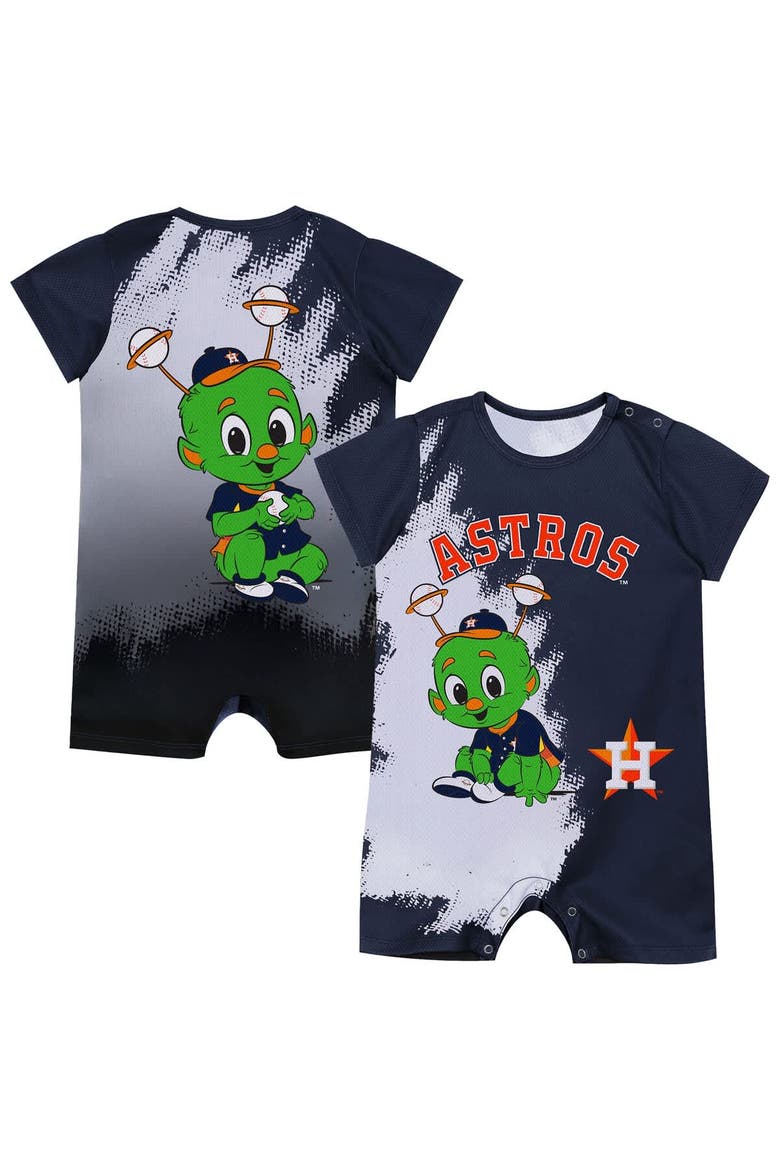 Newborn Outerstuff  Navy Houston Astros Baby Mascot Bodysuit, Main, color, Navy